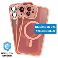 Capa iPhone 12 Pro Max - Clear Case Fosca Magsafe Chanel Pink